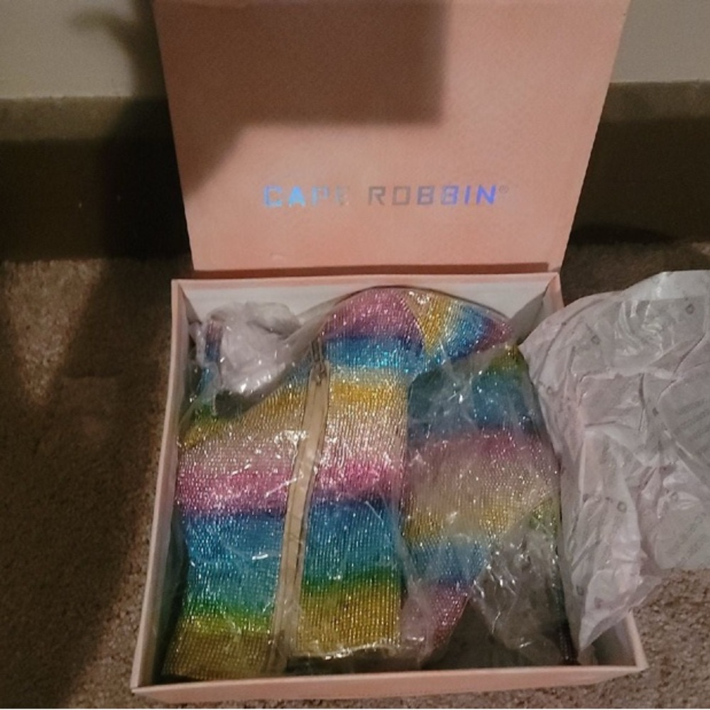 Cape Robbin Rainbow Sequin Heels